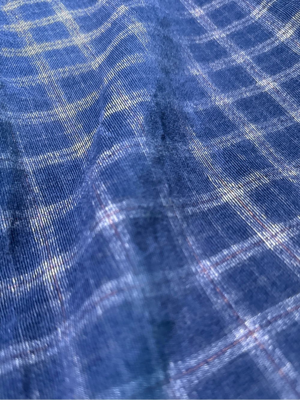 Johnnie-O Shearer Corduroy Button-Down Shirt Blue Plaid Size XXL NWT - Picture 12 of 16